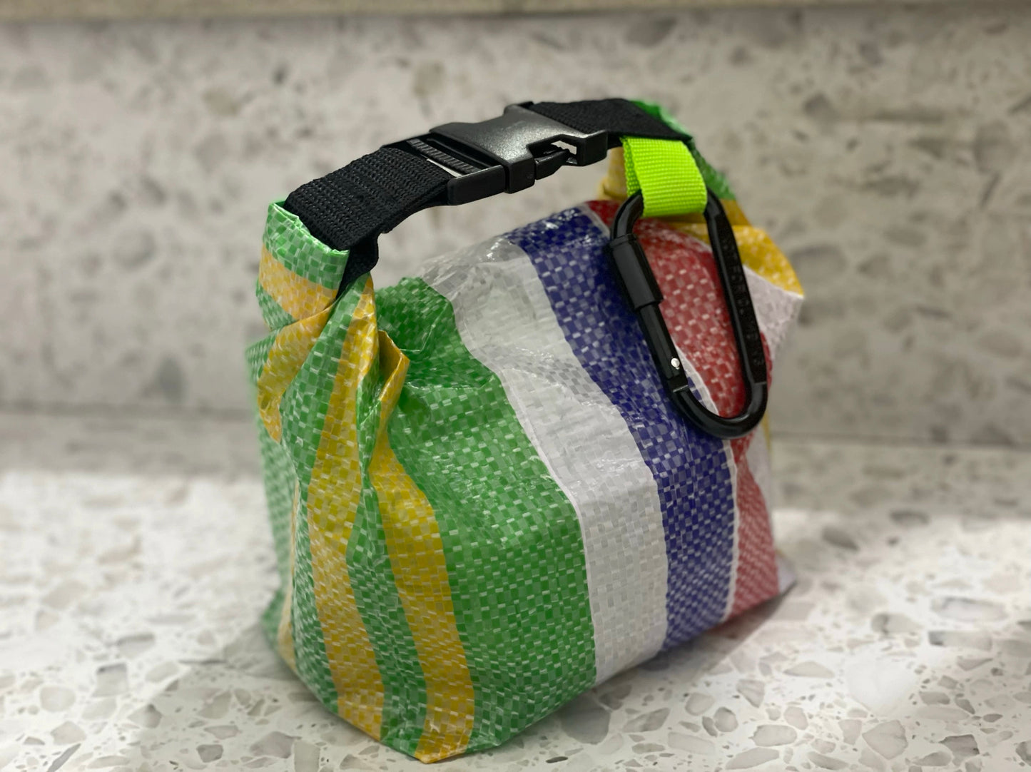 Upcycled Tarp Chalk Bag