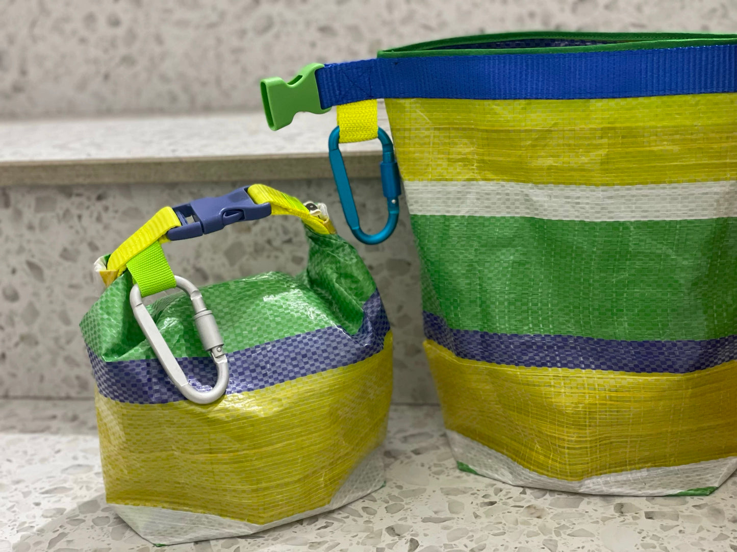 Upcycled Tarp Chalk Bag