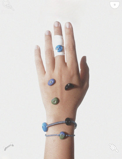 Good Send Ceramic Charm Bracelet