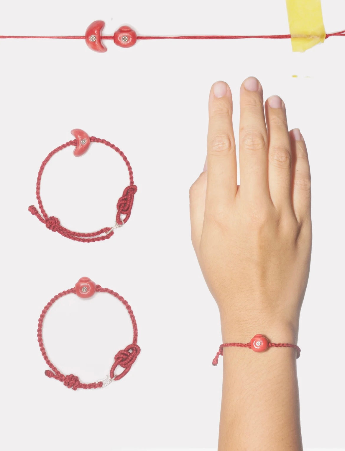 Ceramic Climbing Lucky Bracelet